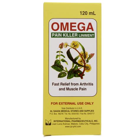 omega pain killer price|omega liniment 120ml price.